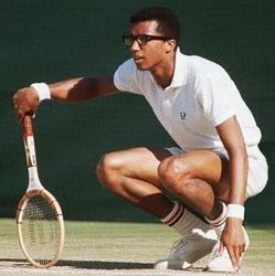 Photo of Arthur Ashe, Tennis Player, Class of '66